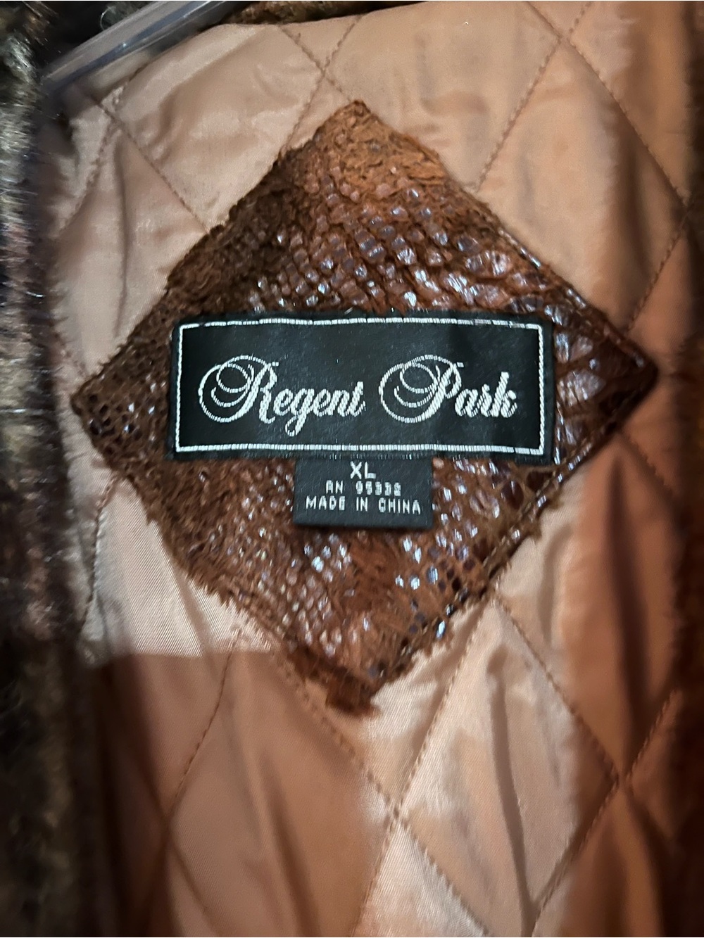 Regent Park Women's Brown Jacket - XL